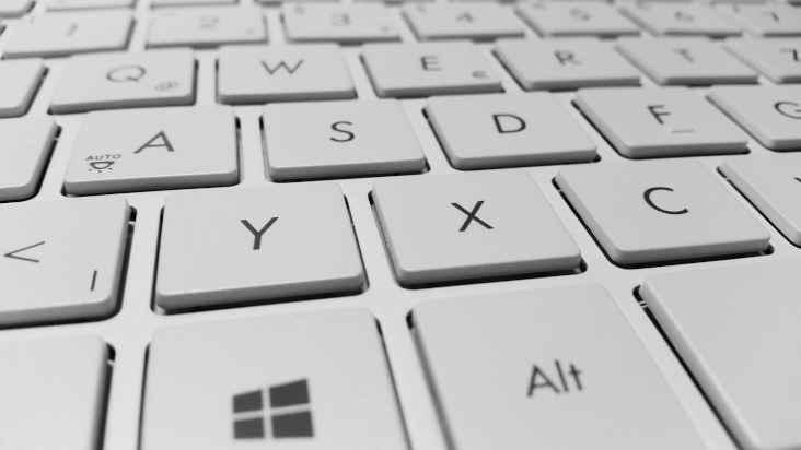 Image of a computer keyboard